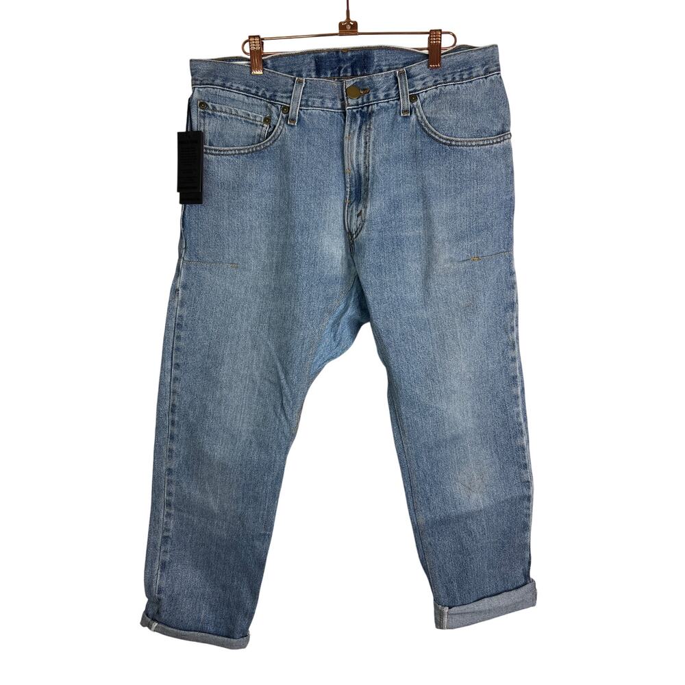 Men's Straight Light Blue Jeans